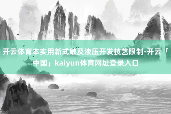 开云体育本实用新式触及液压开发技艺限制-开云「中国」kaiyun体育网址登录入口